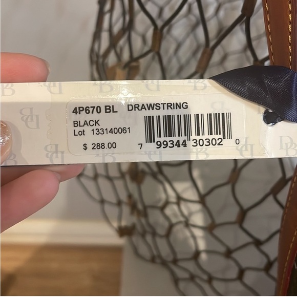 NWT Dooney & Burke Drawstring Bucket Bag - Picture 6 of 12
